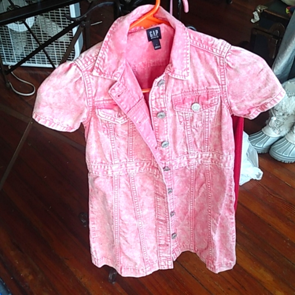 Girls denim dress